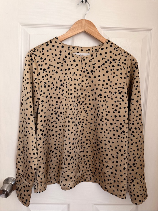 LOFT Tops - LOFT Animal Leopard Print-Long Sleeve, Size S, EUC